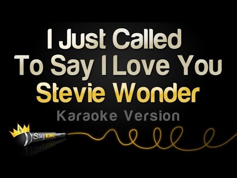 Stevie Wonder - I Just Called To Say I Love You