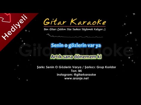 Senin O Gözlerin Varya (Hediyeli Video'' Detaylar Açıklamada..)