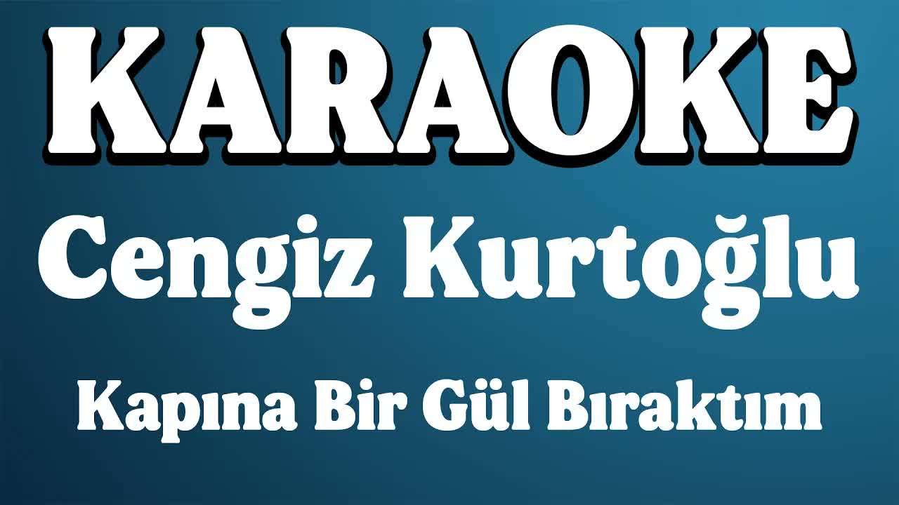 Cengiz Kurtoğlu - Kapına Bir Gül Bıraktım