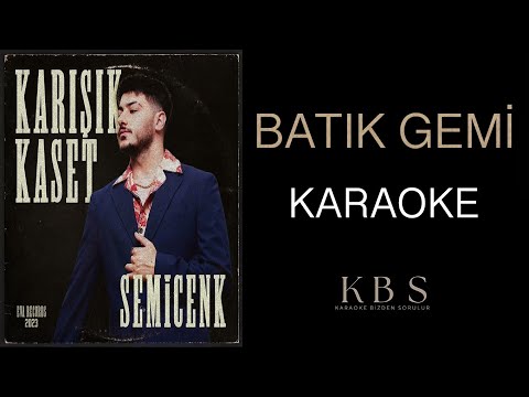 Semicenk - Batık Gemi | (Akustik Gitar Karaoke - Kalın ve Orijinal Ton)