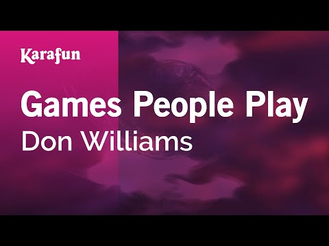 Don Williams - Games People Play