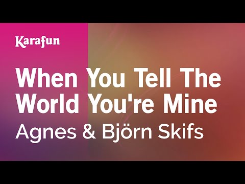 Agnes Carlsson & Björn Skifs - When You Tell The World You're Mine