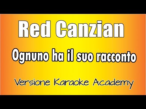 Red Canzian - Ognuno Ha Il Suo Racconto