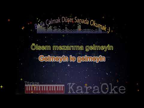 Gelmesin (İbrahim Tatlıses) Türkçe Piano Karaoke 2 (La-Do)