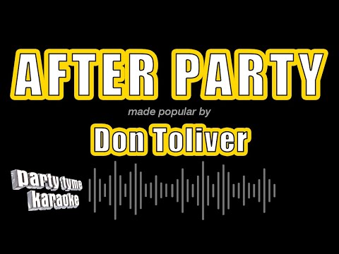 Don Toliver - After Party