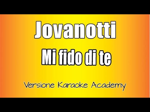 Jovanotti - Mi fido di te