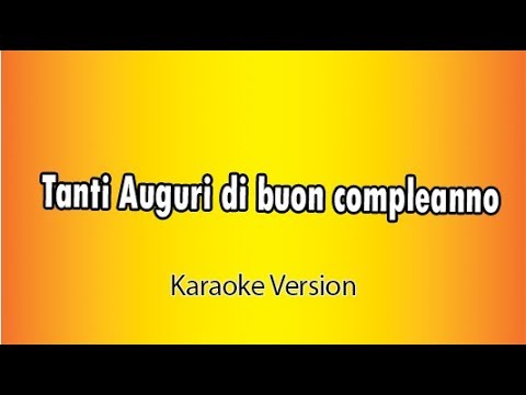 Tanti auguri di buon compleanno