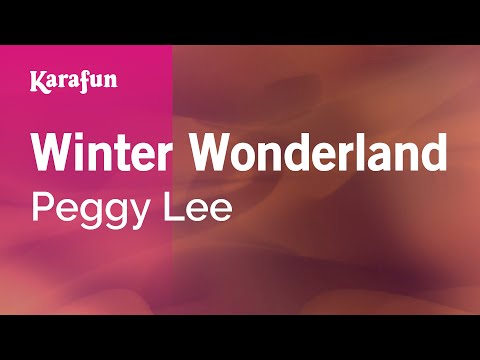 Peggy Lee - Winter Wonderland