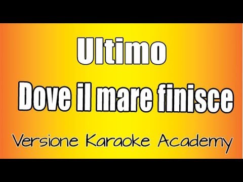 Ultimo - Dove il mare finisce