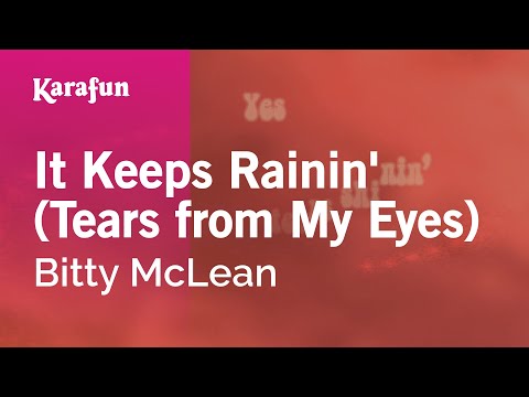 Bitty McLean - It Keeps Rainin' (Tears from My Eyes)
