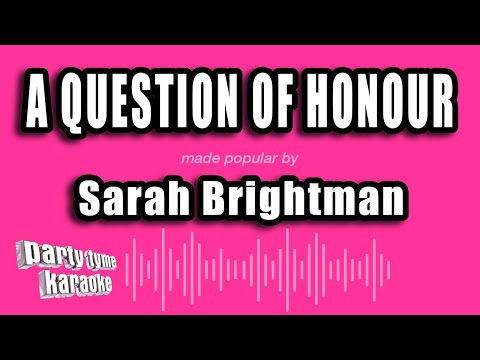 Sarah Brightman - A Question of Honour